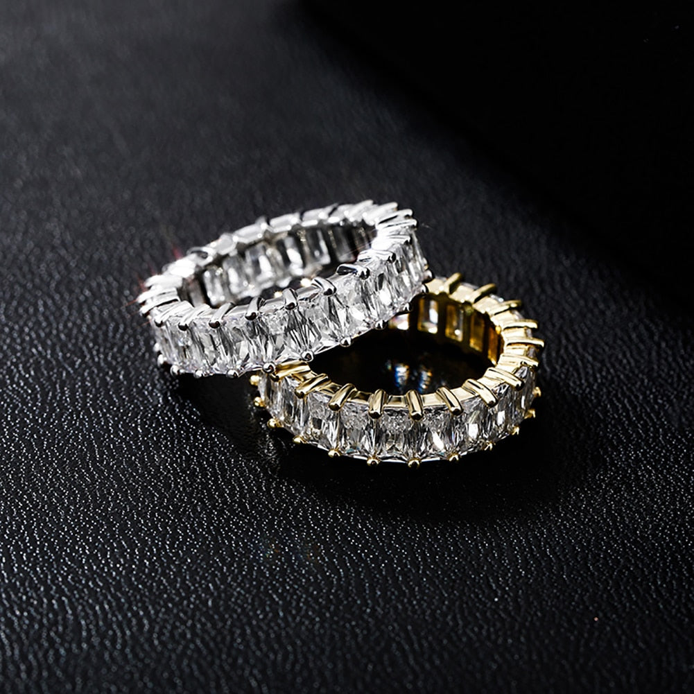 Icy Baguette Ring