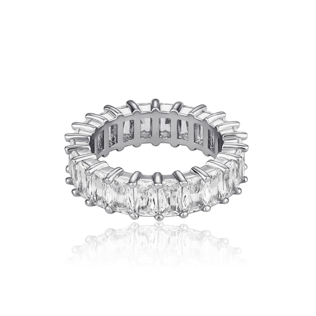 Icy Baguette Ring