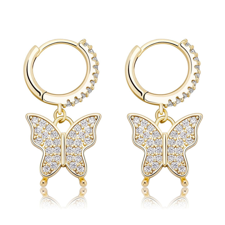 Icy Butterfly Earrings