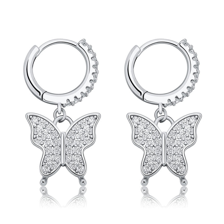 Icy Butterfly Earrings